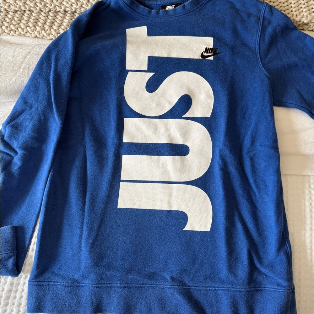 Nike Blue Crewneck Sweatshirt